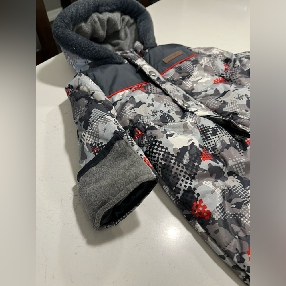 Wippette Hooded Snowsuit, Size Boys 6-9M Color (Camo) Gray - Picture 4 of 8